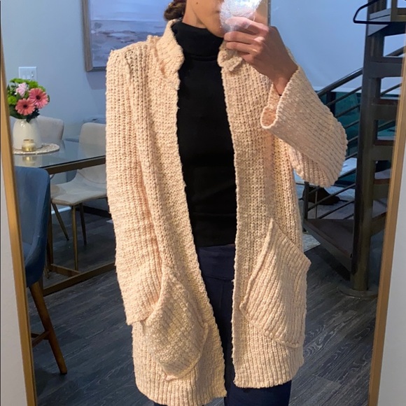 Free people knit cardigan - light pink - Picture 2 of 5